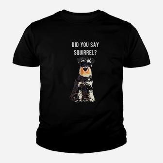 Did You Say Squirrel Youth T-shirt | Crazezy