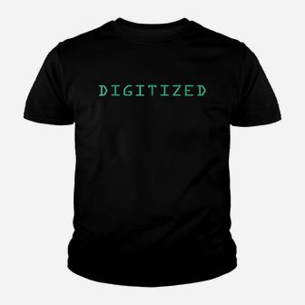 Digitized Cool Digital Tech Youth T-shirt | Crazezy
