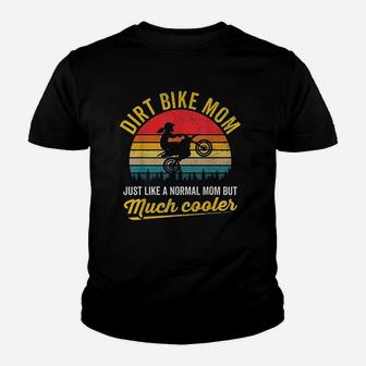 Dirt Bike Mom Mother Rider Biker Youth T-shirt | Crazezy DE