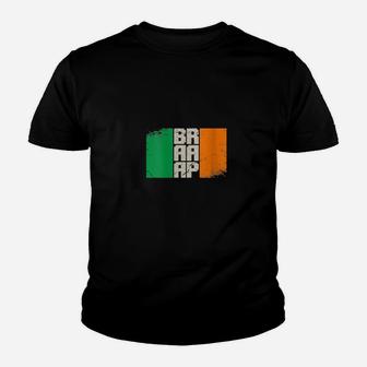 Dirt Biker Irish Flag Motocross Racer Youth T-shirt - Monsterry