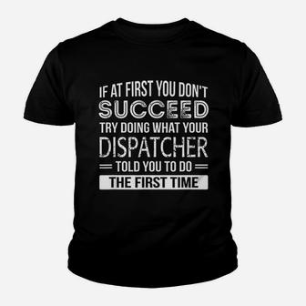 Dispatcher Appreciation Succeed Youth T-shirt | Crazezy