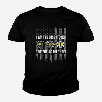 Dispatcher Protecting The Three Youth T-shirt | Crazezy