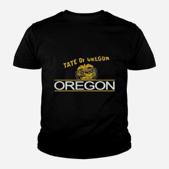 Distressed Oregon Youth T-shirt - Monsterry DE