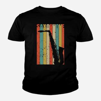 Distressed Vintage Saxophone Gifts Youth T-shirt | Crazezy
