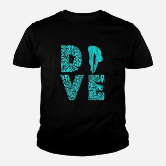 Dive Springboard Diver Diving Board Youth T-shirt | Crazezy