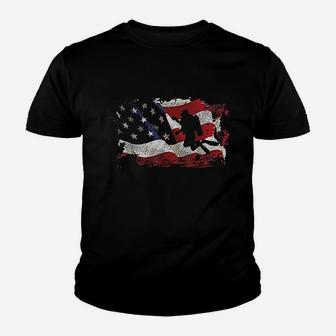 Diving Usa Flag Youth T-shirt | Crazezy