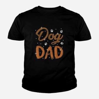 Dog Dad For Men Cute Fathers Day Dog Lover Gift Youth T-shirt | Crazezy UK
