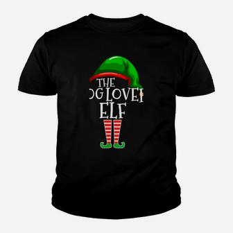 Dog Lover Elf Group Matching Family Christmas Gift Mom Dad Youth T-shirt | Crazezy