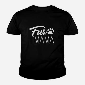 Dog Lover Fur Mama Youth T-shirt | Crazezy