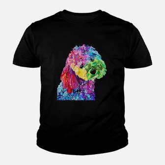 Dog Lover Gifts Colorful Cool Poodle Youth T-shirt | Crazezy CA