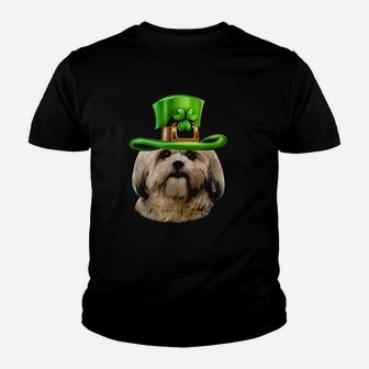 Dog Lover Gifts Cool St Patricks Day Shih Tzu Youth T-shirt | Crazezy CA