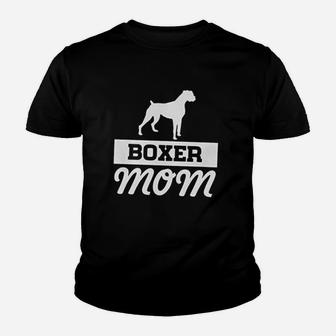 Dog Mom Off Shoulder Tops Youth T-shirt | Crazezy DE