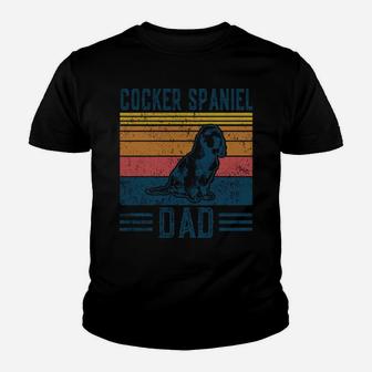Dog | Cocker Spaniel Papa - Vintage Cocker Spaniel Dad Youth T-shirt | Crazezy AU