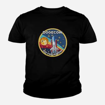 Dogecoin To The Moon Youth T-shirt - Monsterry DE