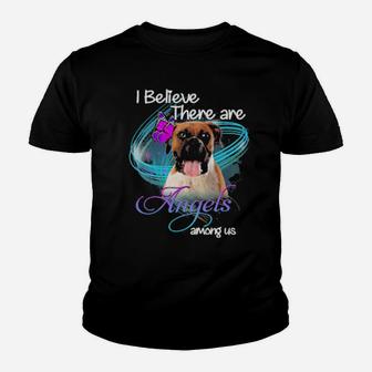 DogI Believe I Am Angels Youth T-shirt - Monsterry