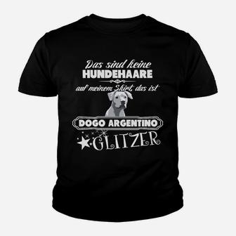 Dogo Argentino Glitzer Kinder Tshirt, Spruch für Hundeliebhaber - Seseable