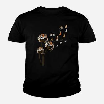 Dogs Dandelion Flower Funny Animal Lovers Tees For Men Women Youth T-shirt | Crazezy