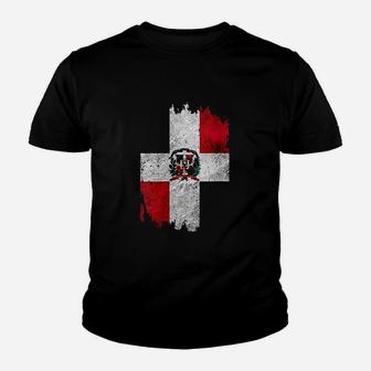 Dominican Republic Dirt Gift Flag Youth T-shirt | Crazezy