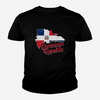 Dominican Republic Flag Youth T-shirt | Crazezy CA