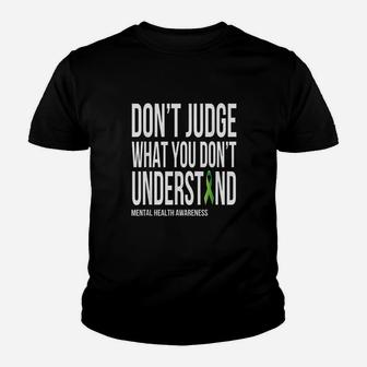Dont Judge What You Dont Understand Youth T-shirt | Crazezy