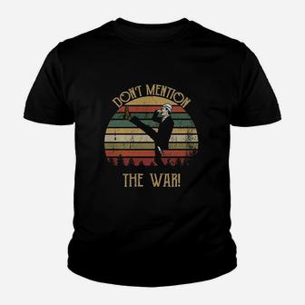 Dont Mention The War Vintage Fawlty Towers Youth T-shirt | Crazezy DE
