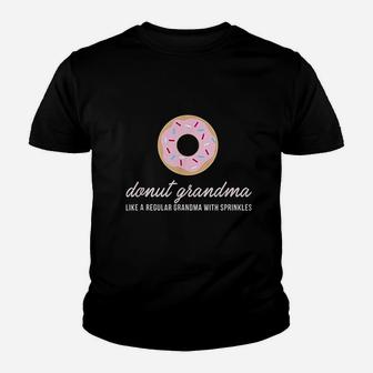 Donut Grandma Funny Cute Sprinkles Trendy Gift Youth T-shirt | Crazezy AU