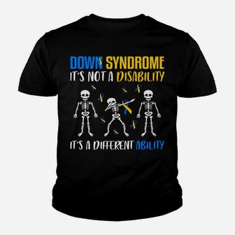 Down Syndrome It's Not A Disability Down Syndrome Awareness Sweatshirt Youth T-shirt | Crazezy DE