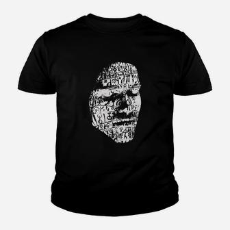 Draw On My Face Black Youth T-shirt | Crazezy CA
