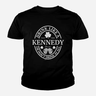 Drink Like A Kennedy Youth T-shirt | Crazezy AU