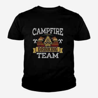 Drinking Team Camping Lovers Camper Gift Youth T-shirt | Crazezy