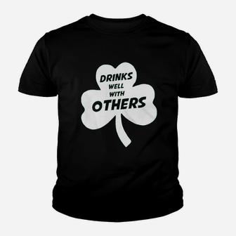 Drinks Well With Others Youth T-shirt | Crazezy UK