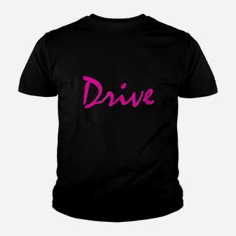 Drive In Pink Youth T-shirt | Crazezy UK