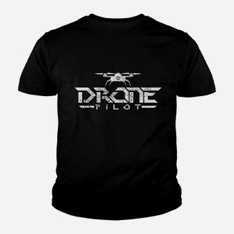 Drone Gift Quadcopter Youth T-shirt | Crazezy