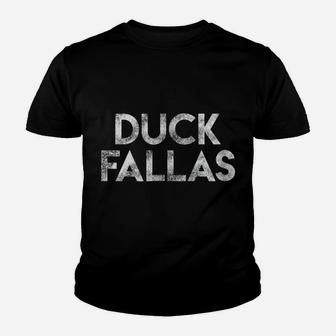 Duck Fallas - Funny Football Rival Distressed Vintage Shirt Youth T-shirt | Crazezy DE