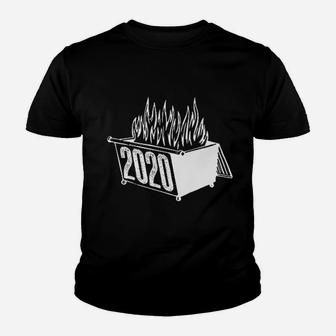 Dumpster Fire Youth T-shirt | Crazezy UK