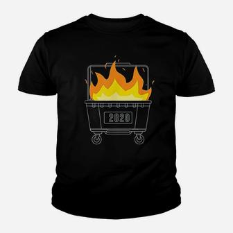 Dumpster Fire Youth T-shirt | Crazezy DE