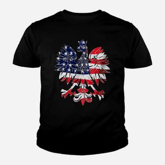 Dyngus Day Hoodie Polish Eagle American Flag Usa Poland Youth T-shirt | Crazezy