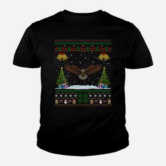 Eagle Bird Lover Xmas Gift Ugly Eagle Christmas Sweatshirt Youth T-shirt | Crazezy