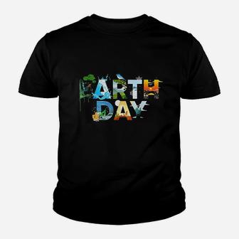 Earth Day Environmental Protection Save Tree Animals Youth T-shirt | Crazezy