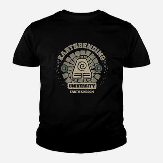 Earthbending University Earth Kingdom Youth T-shirt - Thegiftio