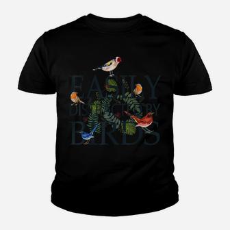 Easily Distracted By Birds | Cute Gift For Birders Men Women Youth T-shirt | Crazezy