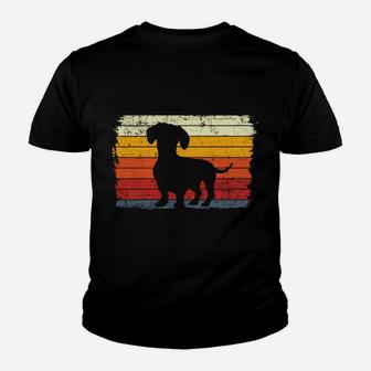 Easily Distracted By Wieners Doxie Dog Vintage Dachshund Youth T-shirt | Crazezy