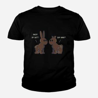 Easter Chocolate Bunnies Funny Easter Gift Youth T-shirt | Crazezy UK