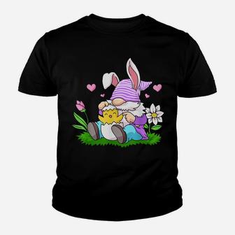 Easter Gnome Shirt Bunny Egg Hunting Women Spring Gnomes Youth T-shirt | Crazezy AU