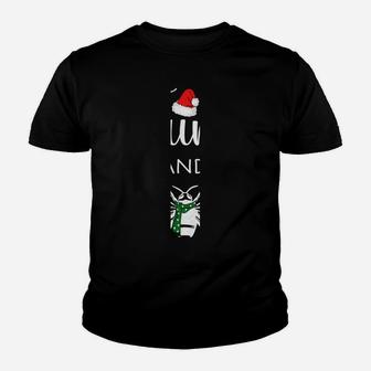 Eat Drink And Bee Merry Funny Beekeeping Christmas Sweatshirt Youth T-shirt | Crazezy CA