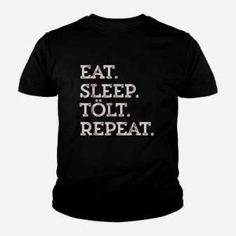 Eat Sleep Tolt Repeat Youth T-shirt | Crazezy
