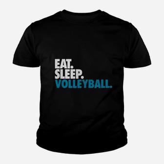 Eat Sleep Volleybal Youth T-shirt | Crazezy