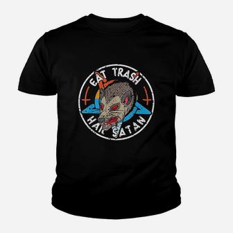Eat Trash Hail Opossum Garbage Gang Youth T-shirt | Crazezy