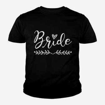 Elephield Bride Wedding Celebration Ceremony Rehearsal Party Youth T-shirt | Crazezy DE