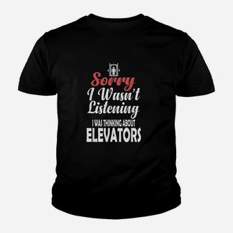 Elevator Technician Elevator Mechanic Youth T-shirt | Crazezy